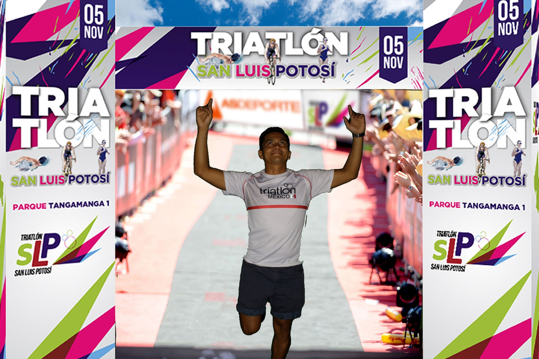 Phot booth en la promoción del Triatlon San Luis 2017