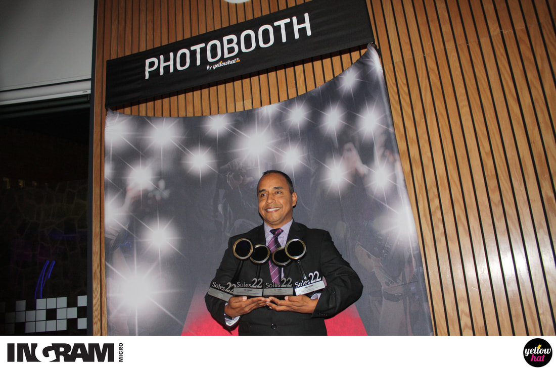 Photo booth en la noche de gala en la entrega de premios Soles 