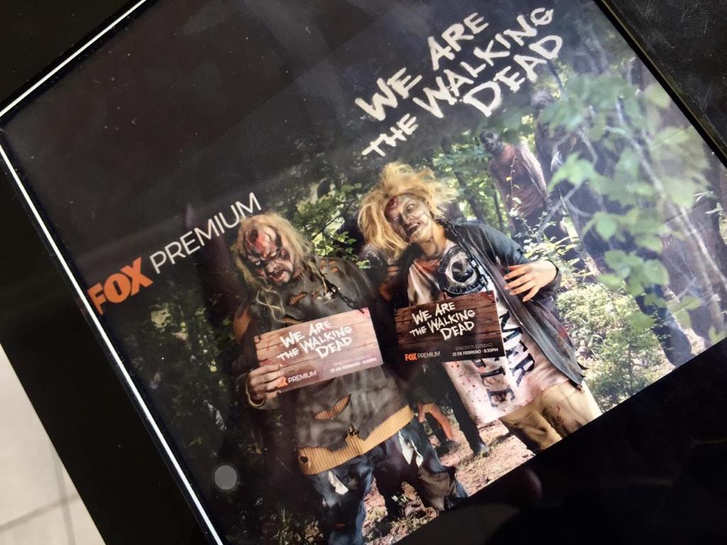 ipad booth movil the walking dead